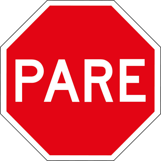 Señaletica Vial PARE RPI-2